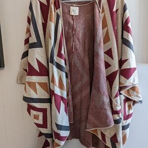 Women's Size Large Billabong Asymmetrical Sweater